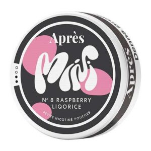 Après Raspberry Liqorice Mini 3mg nicotine pouches