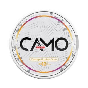 CAMO Orange Bubble Gum 12mg nicotine pouches