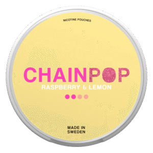 Chainpop Raspberry & Lemon 5mg nicotine pouches