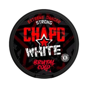 CHAPO WHITE Brutal Cold Danger Strong 30mg nicotine pouches