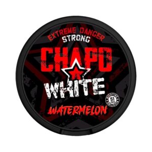 CHAPO WHITE Watermelon Danger Strong 30mg nicotine pouches