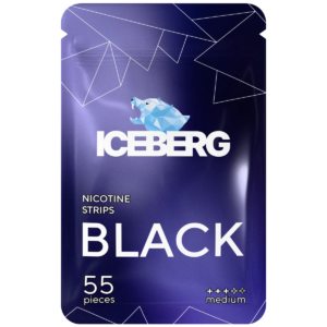 Iceberg Nicotine Strips Black 11mg nicotine pouches