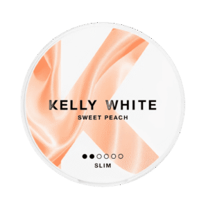 Kelly White Sweet Peach 4mg nicotine pouches