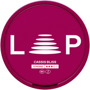 LOOP Cassis Bliss Slim Strong 9mg nicotine pouches