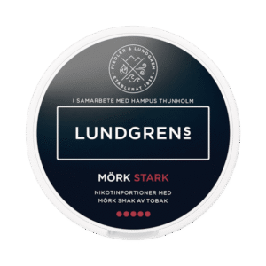 Lundgrens Mörk Strong 12mg nicotine pouches