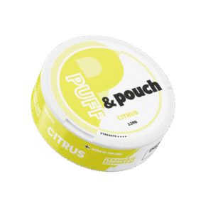Puff and Pouch Citrus 12mg nicotine pouches
