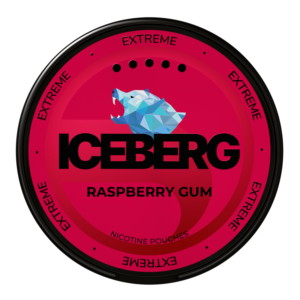 ICEBERG Raspberry Gum 30mg nicotine pouches