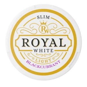 Royal White Blackcurrant 8mg nicotine pouches