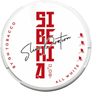 Siberia All White Slim 25mg nicotine pouches