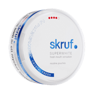 Skruf Superwhite Crystal Fresh 11mg nicotine pouches