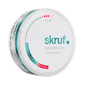 Skruf Superwhite Fresh Mint 10mg nicotine pouches