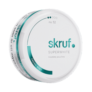 Skruf Superwhite Fresh Mint 6mg nicotine pouches
