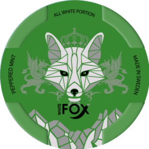 White Fox Peppered Mint Slim 14mg nicotine pouches