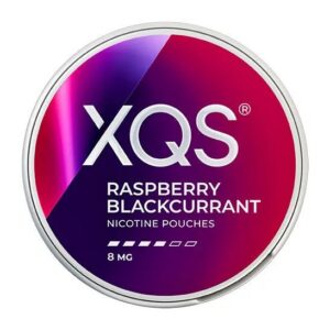 XQS Raspberry Blackcurrant Strong 8mg nicotine pouches