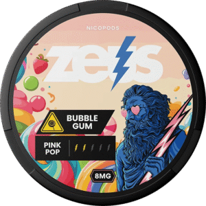 Zeus Bubble Gum 8mg nicotine pouches