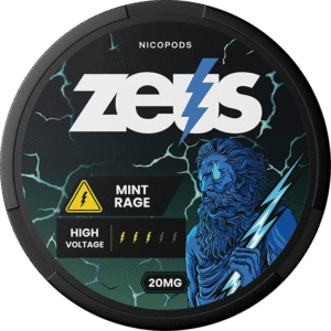 Zeus Mint Rage 20mg nicotine pouches