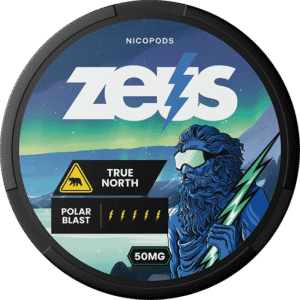 Zeus True North 50mg nicotine pouches