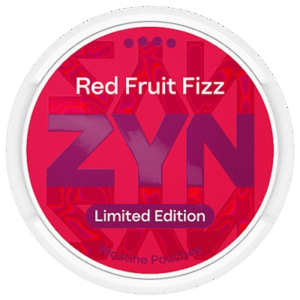 ZYN Red Fruit Fizz Slim Extra Strong nicotine pouches