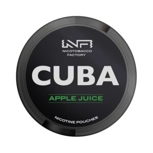 CUBA Black Apple Juice 43mg nicotine pouches