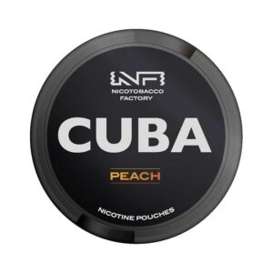 CUBA Black Peach 43mg nicotine pouches