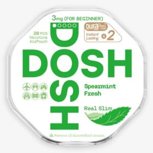 DOSH Spearmint Fresh 3mg nicotine pouches