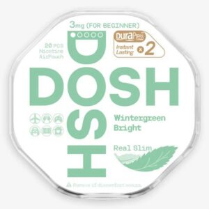 DOSH Wintergreen Bright 3mg nicotine pouches
