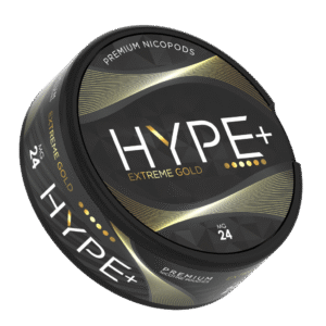 HYPE+ Extreme Gold 24mg nicotine pouches
