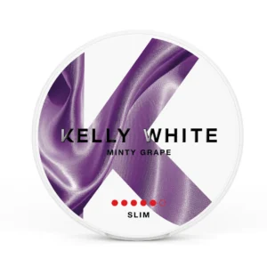 Kelly White Minty Grape 10mg nicotine pouches