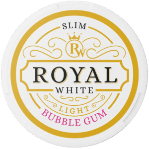 Royal White Bubble Gum 8mg nicotine pouches
