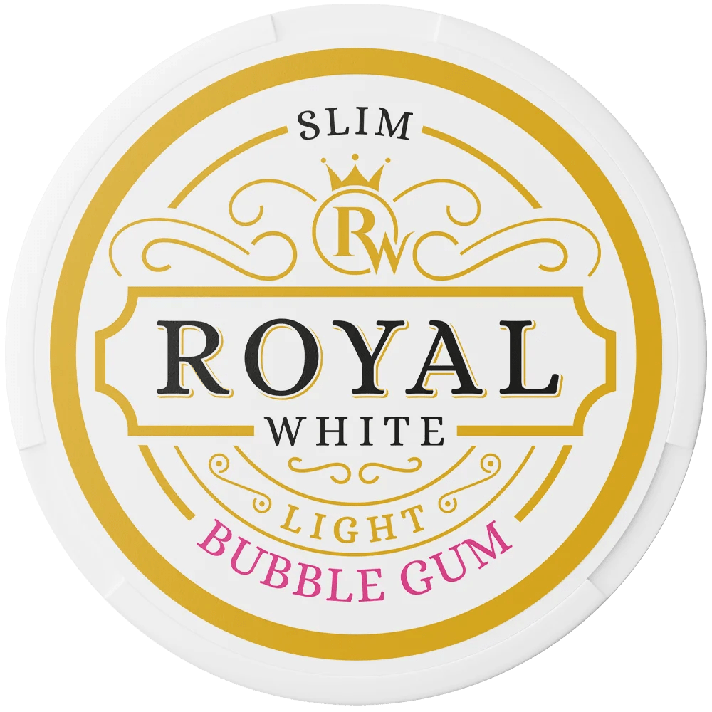Royal White Bubble Gum 8mg