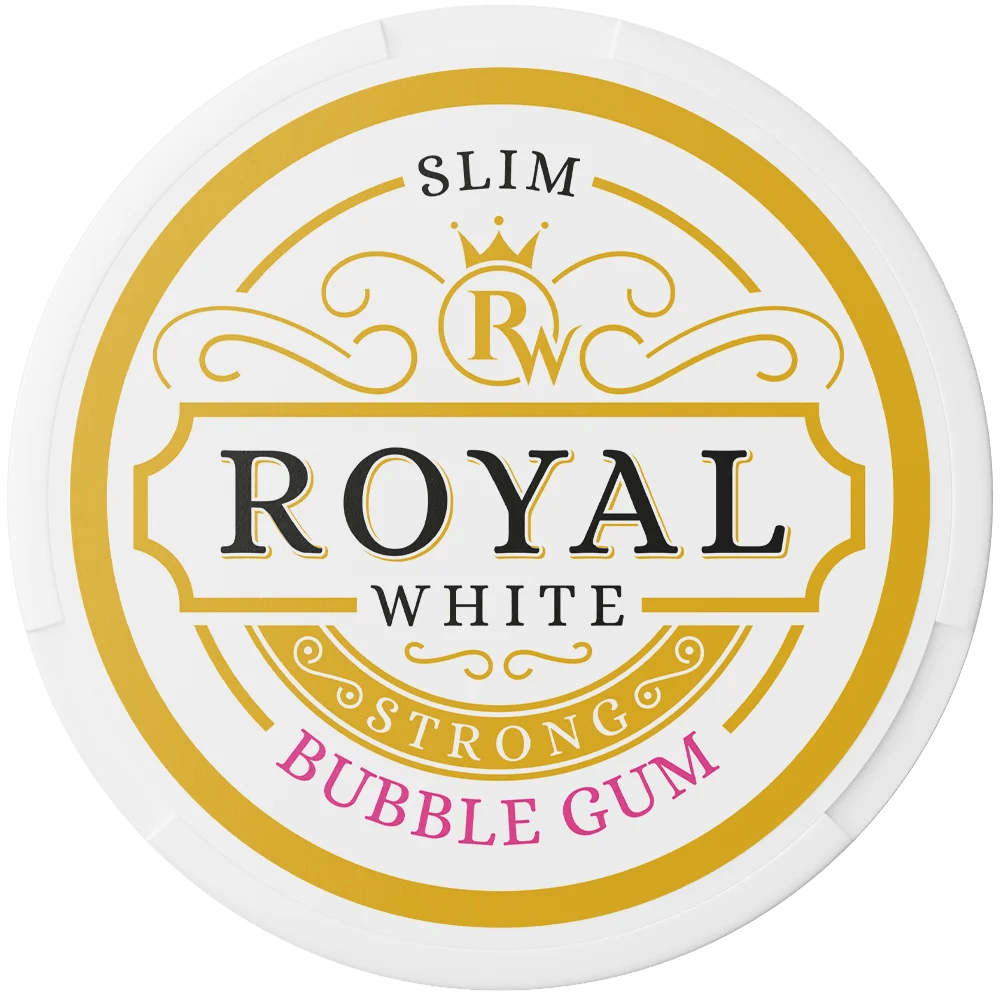 Royal White Bubble Gum 16.5mg