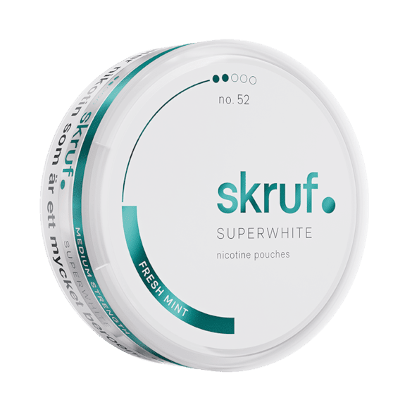 Skruf Superwhite Fresh Mint 6mg