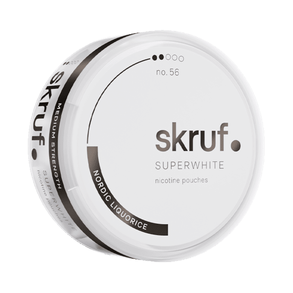 Skruf Superwhite Nordic Liquorice 6mg