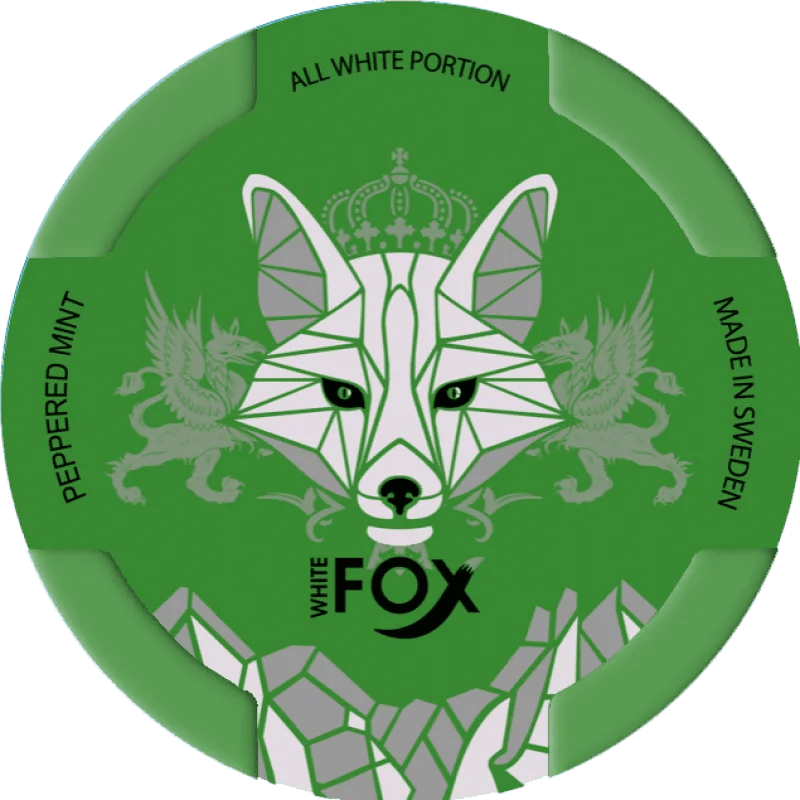 White Fox Peppered Mint Slim 14mg