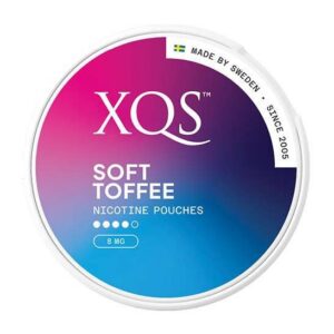 XQS Soft Toffee Strong 8mg nicotine pouches