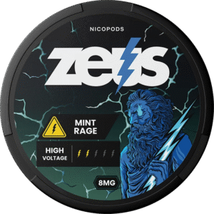 Zeus Mint Rage 8mg nicotine pouches