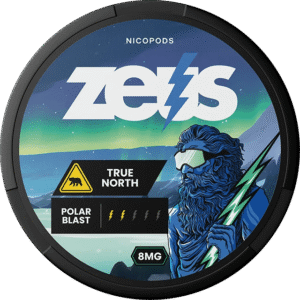 Zeus True North 8mg nicotine pouches