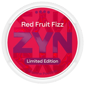 ZYN Red Fruit Fizz Slim Extra Strong nicotine pouches